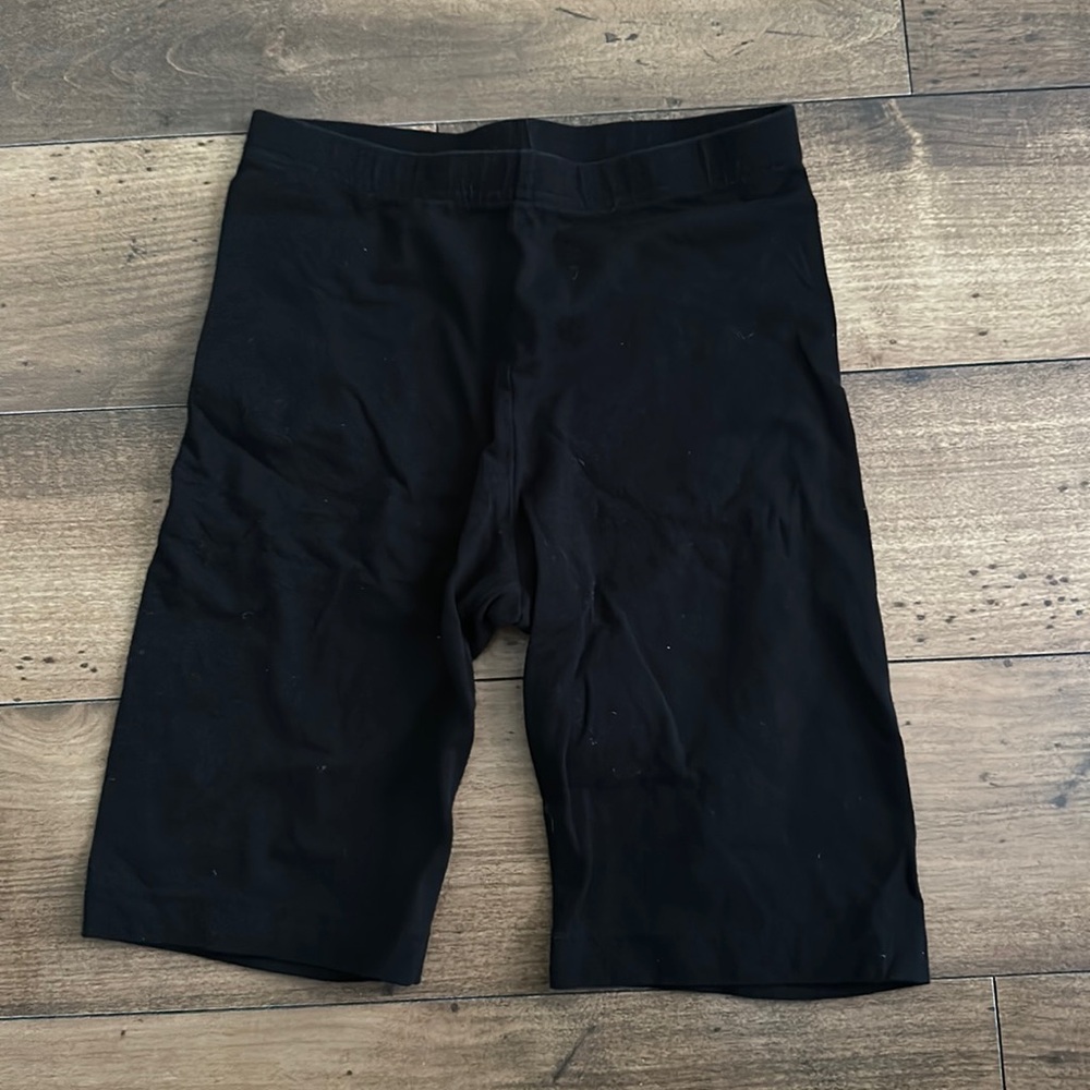 2 FOR $10 black biker shorts